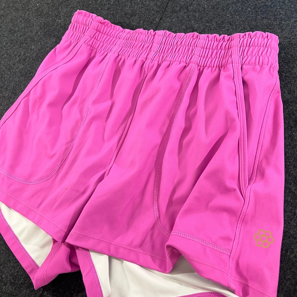 Honeycut Shorts Womens Medium Pink Activewear Dance Running Athletic Gym Workout